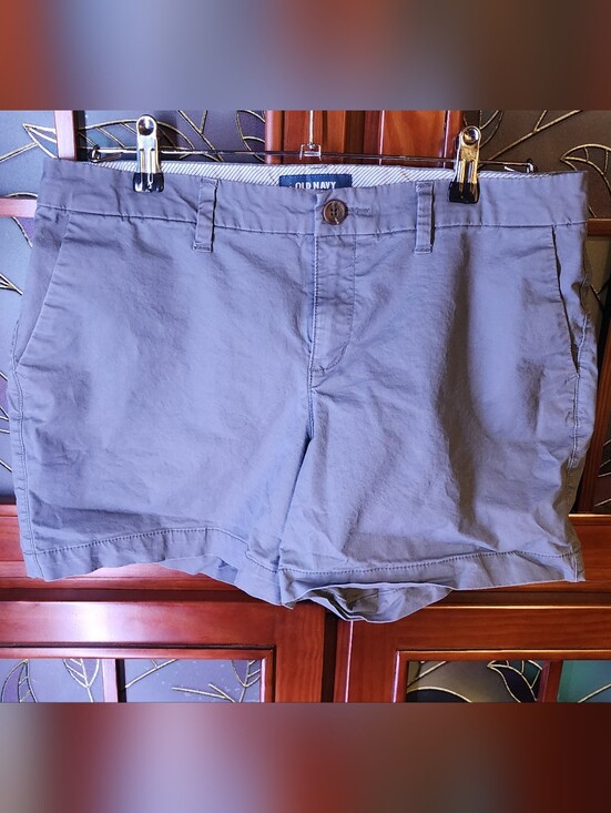 Old Navy Pants - Old Navy Women's Classic Casual Shorts in Slate Blue Gray